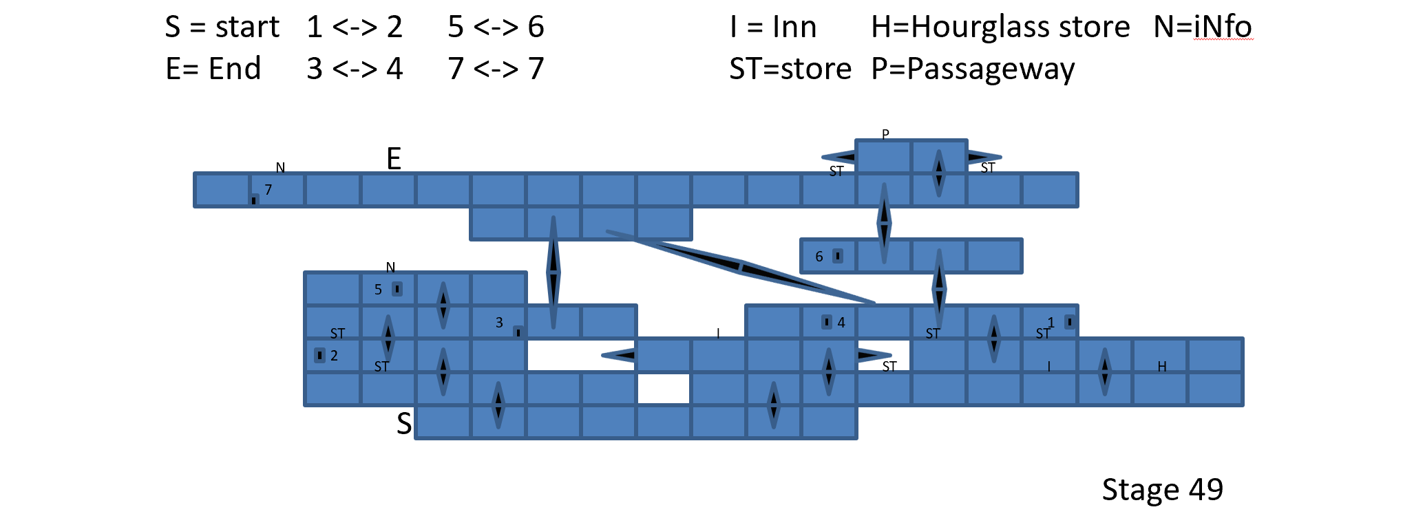 castle stage 49 Ganbare Goemon: Karakuri Douchuu