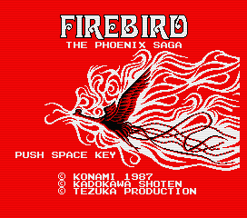 Title screen for Firebird - The Phoenix Saga