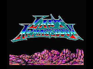 Title screen for Last Armageddon