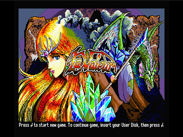 New title screen for La Valeur